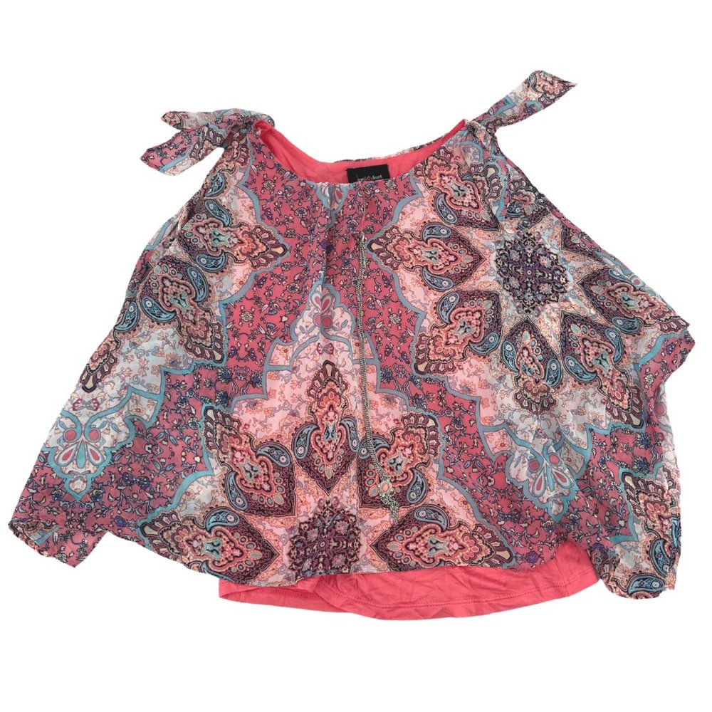 Amy's Closet | Girl's Sleeveless Shirt | Pink | Large